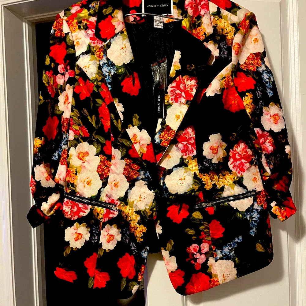 Patterned Blazer